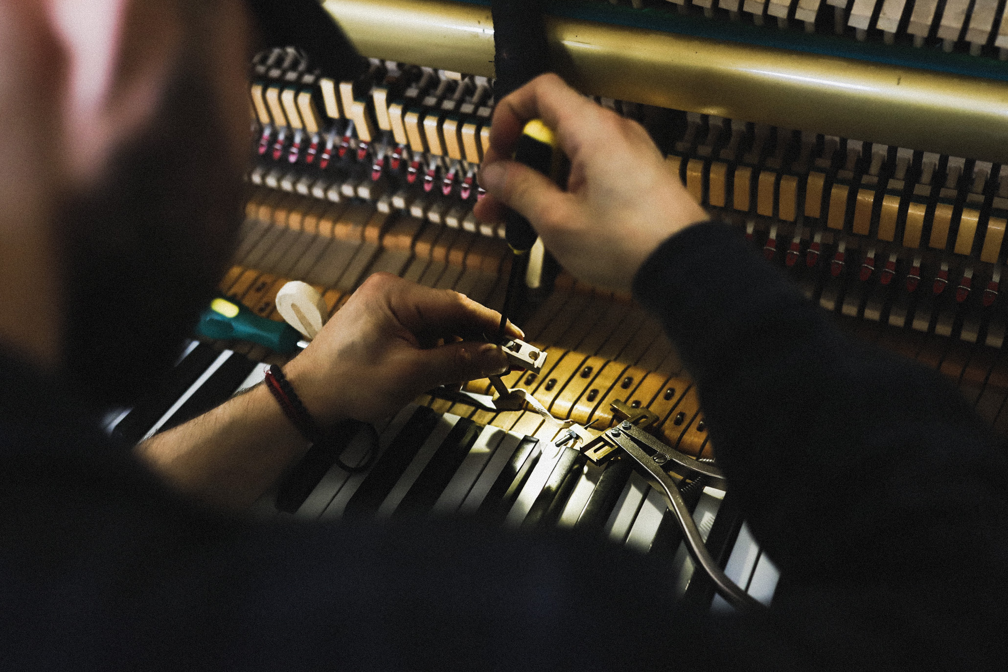 Regulacja mechaniki fortepianu